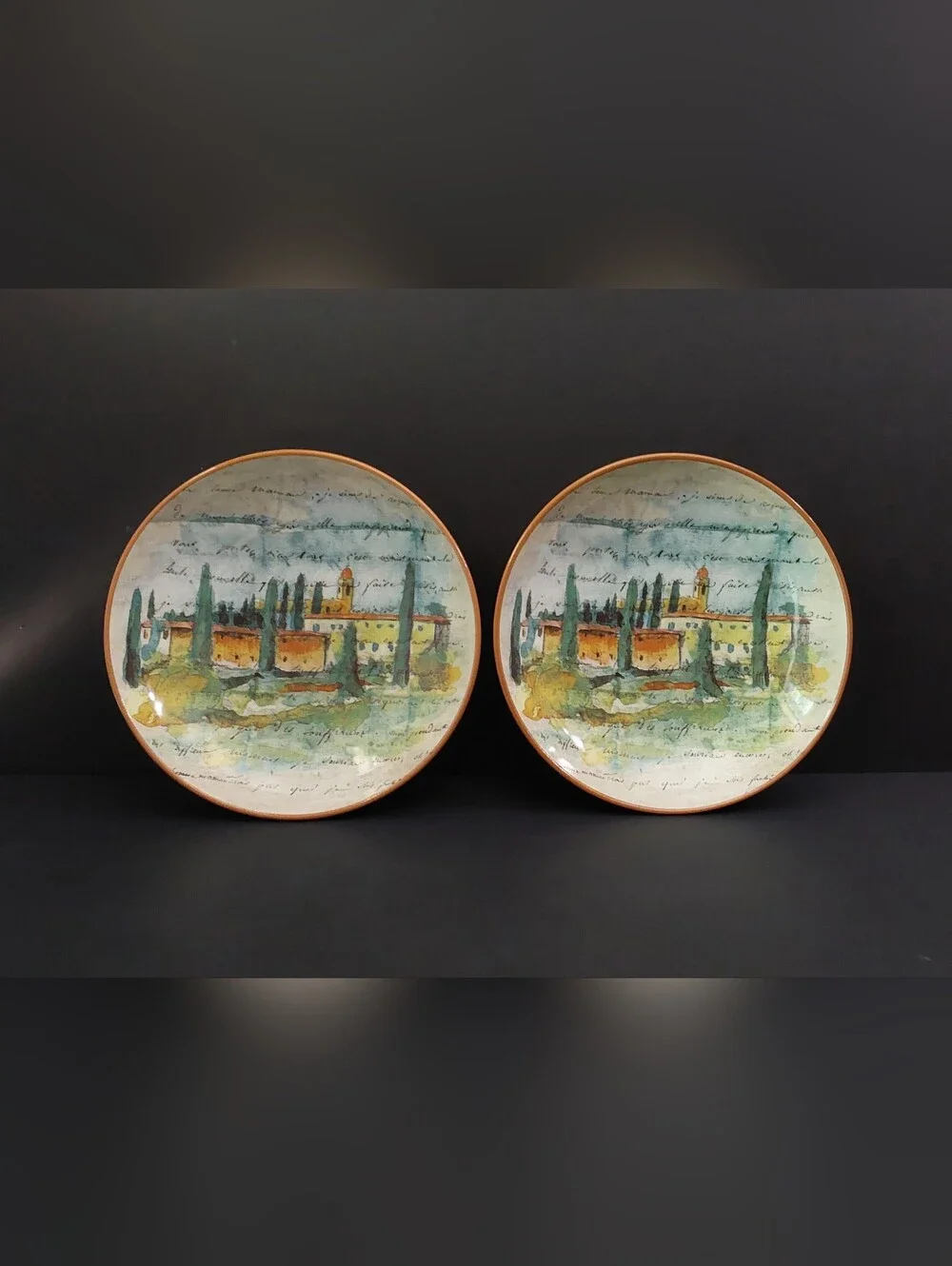 NEW Williams-Sonoma PAYSAGE SOUP/PASTA Bowls (2) 10